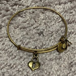Alex and Ani heart keyhole bracelet
